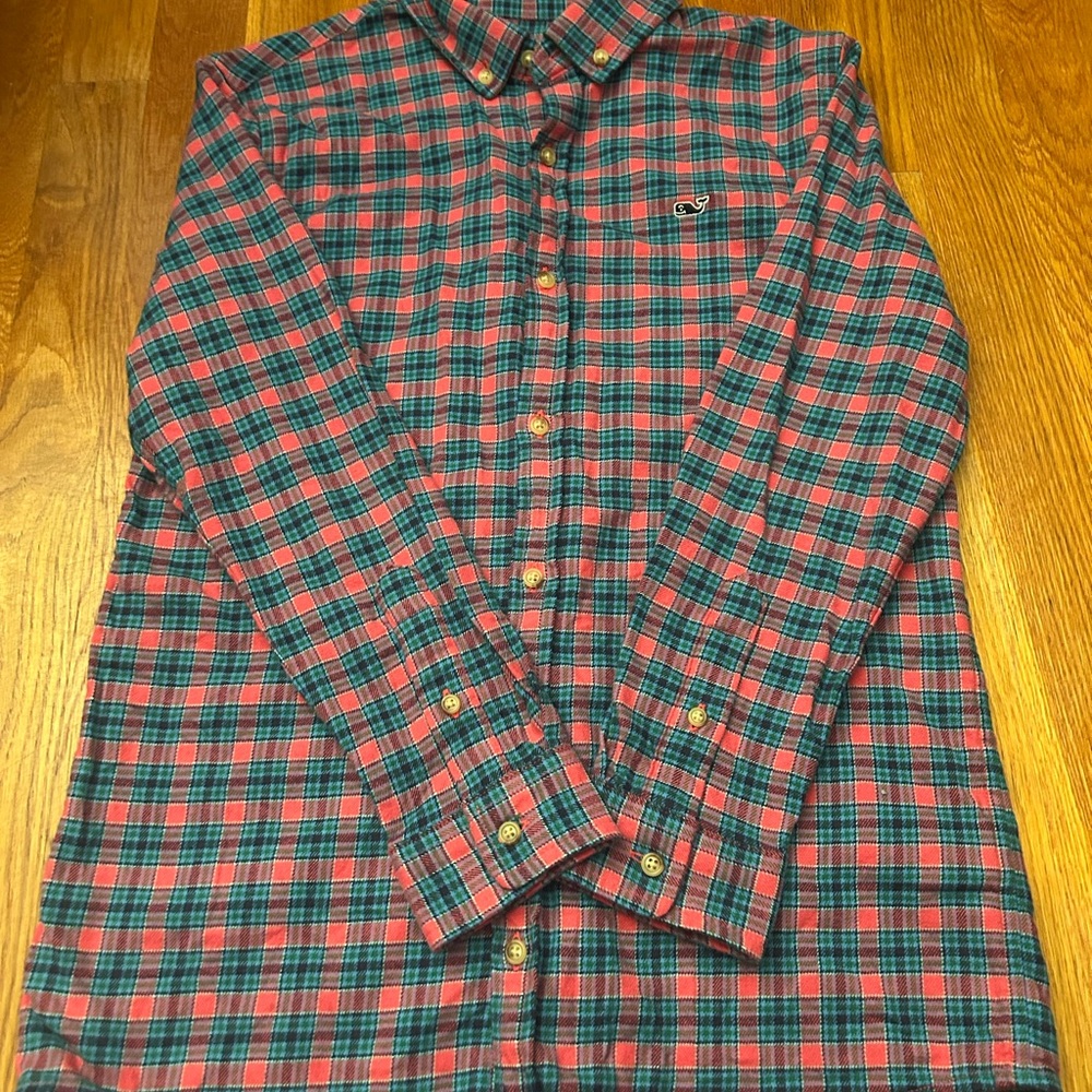 Vineyard Vines boy’s Plaid Button Down Shirt